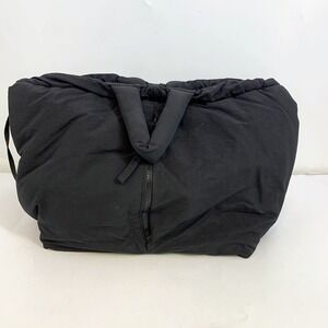 ÖLEND Backpacks Black Large Padded Shoulder Nylon Tote Bag Drawstring Closure‎
